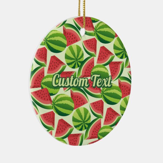 Watermelon Pattern Keramik Ornament (Rechts)