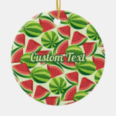 Watermelon Pattern Keramik Ornament (Vorne)