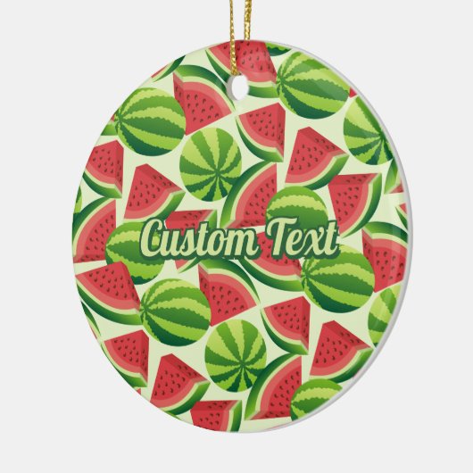 Watermelon Pattern Keramik Ornament (Links)