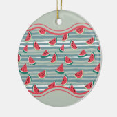 Watermelon Pattern Keramik Ornament (Links)