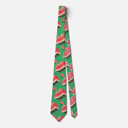 Watermelon Pattern Krawatte (Vorderseite)