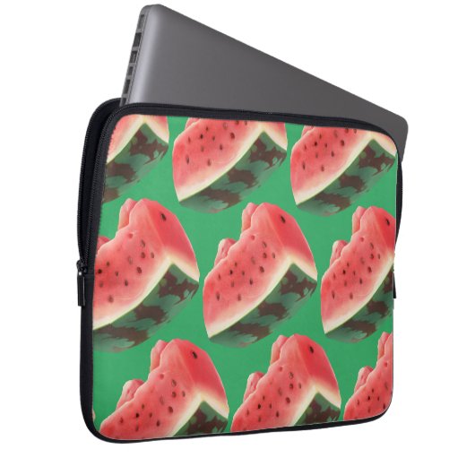 Watermelon Pattern Laptopschutzhülle (Vorne Rechts)