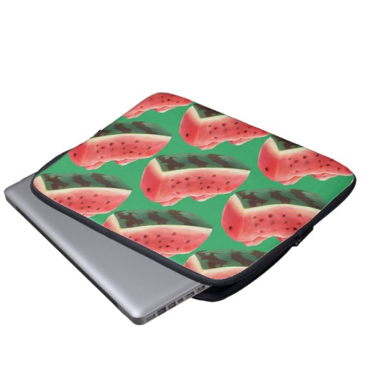 Watermelon Pattern Laptopschutzhülle (Vorne Knopf)