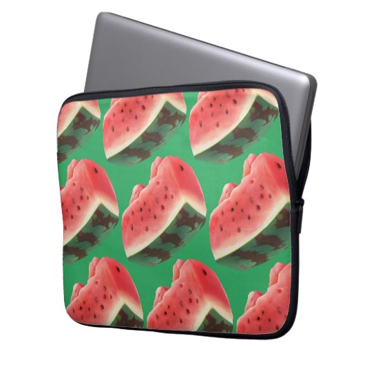 Watermelon Pattern Laptopschutzhülle (Vorderseite Links)