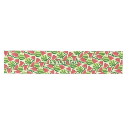Watermelon Pattern Mittelgroßer Tischläufer (Horizontal)