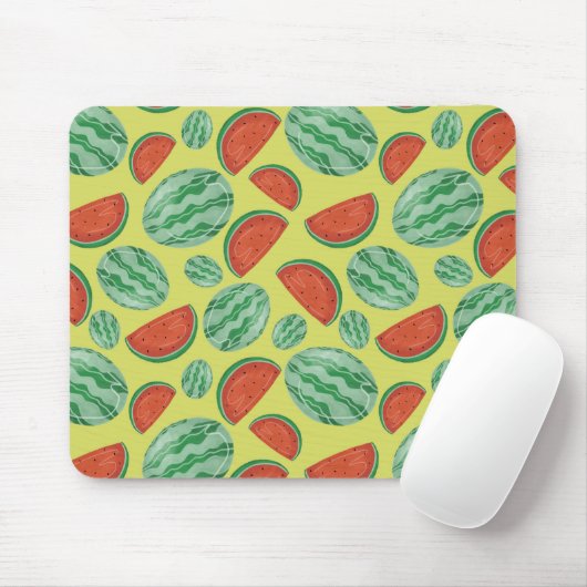 Watermelon Pattern Mouse Pad Mousepad (Mit Mouse)