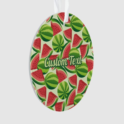 Watermelon Pattern Ornament (Vorderseite)