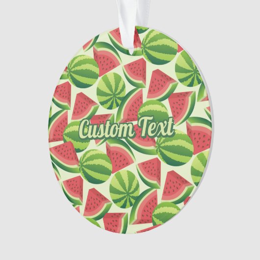 Watermelon Pattern Ornament (Vorderseite)