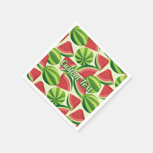 Watermelon Pattern Paper Napkins Serviette (Ecke)