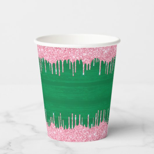 Watermelon Pattern Pappbecher (Rückseite)