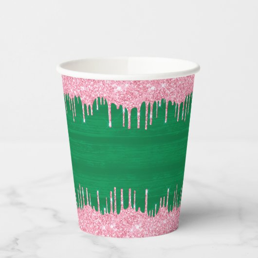 Watermelon Pattern Pappbecher (Links)