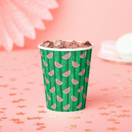 Watermelon Pattern Pappbecher
