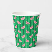 Watermelon Pattern Pappbecher (Rückseite)