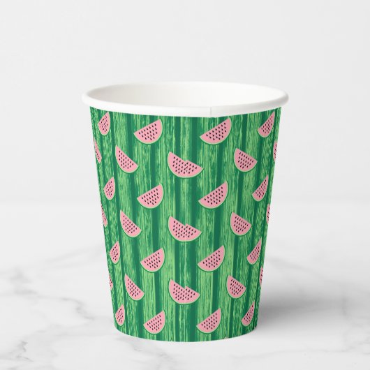 Watermelon Pattern Pappbecher (Rechts)