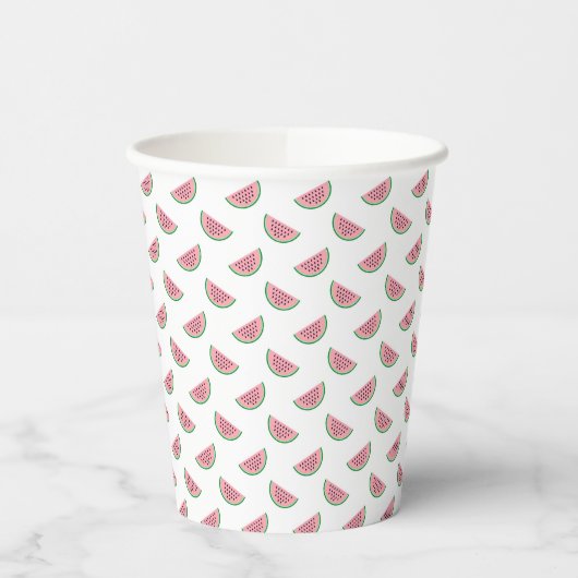 Watermelon Pattern Pappbecher (Links)
