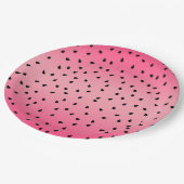 Watermelon Pattern Pappteller (Schrägansicht)