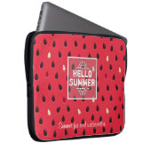 Watermelon Pattern Personalized Laptopschutzhülle (Vorne Rechts)