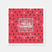 Watermelon Pattern Personalized Serviette (Vorderseite)