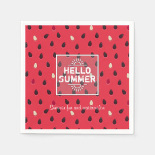 Watermelon Pattern Personalized Serviette