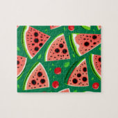 Watermelon Pattern Puzzle (Horizontal)