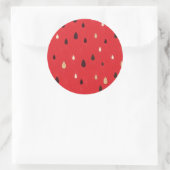 Watermelon Pattern Runder Aufkleber (Tasche)