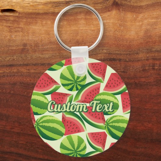 Watermelon Pattern Schlüsselanhänger (Vorderseite)
