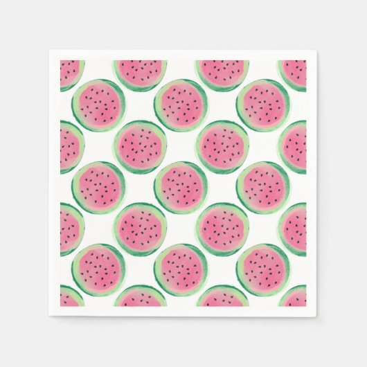 Watermelon Pattern Serviette (Vorderseite)