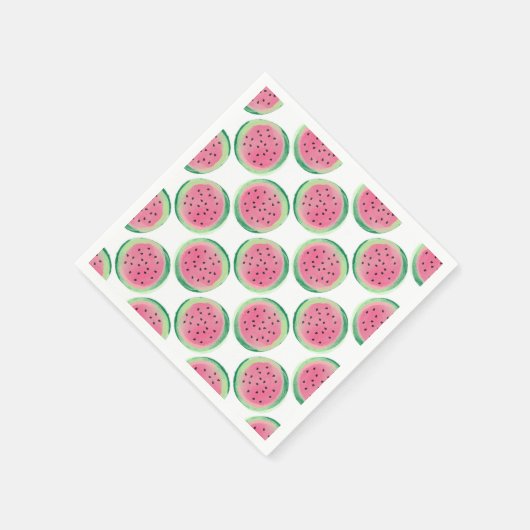 Watermelon Pattern Serviette (Ecke)
