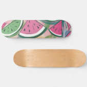 Watermelon Pattern Skateboard (Horizontal)