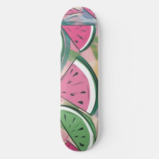 Watermelon Pattern Skateboard (Vorderseite)