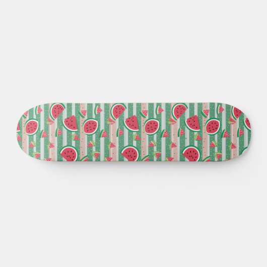 Watermelon Pattern Skateboard (Horizontal)