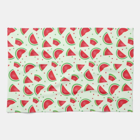 Watermelon Pattern Sommer Spaß Melon Frucht Geschirrtuch (Horizontal)