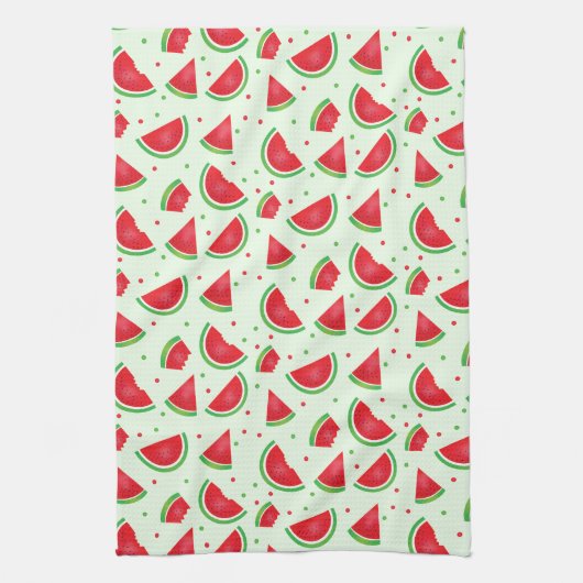 Watermelon Pattern Sommer Spaß Melon Frucht Geschirrtuch (Vertikal)
