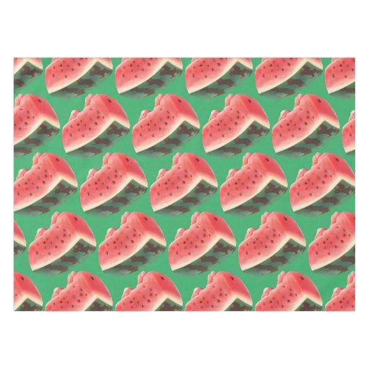 Watermelon Pattern Tischdecke (Vorderseite (Horizontal))