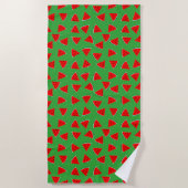 Watermelon Pattern Triangle Cut Strandtuch (Vorderseite)