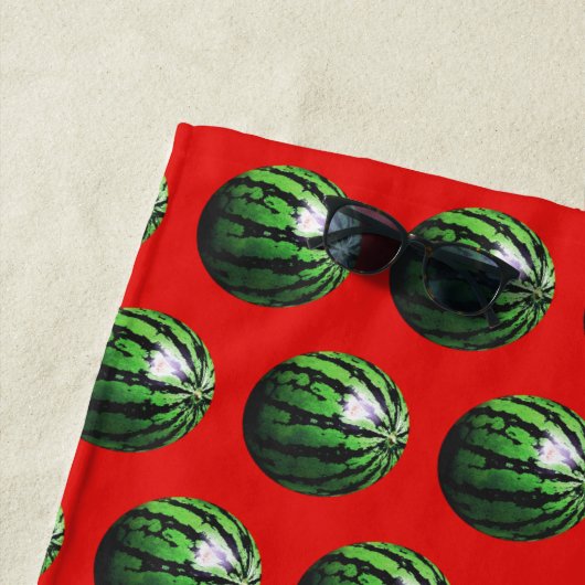 Watermelon Pattern Triangle Cut Strandtuch (Beispiel)