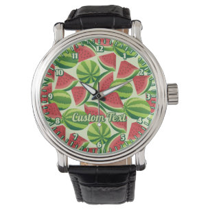 Watermelon Pattern Wrist Watch Armbanduhr