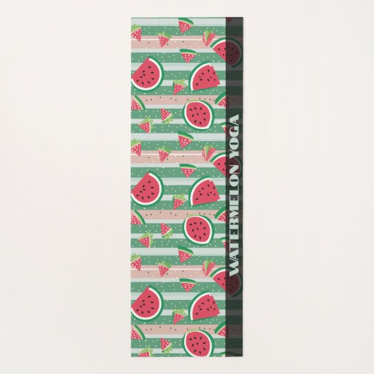 Watermelon Pattern Yogamatte (Rückseite)