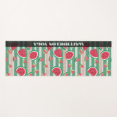 Watermelon Pattern Yogamatte (Vorderseite (Horizontal))