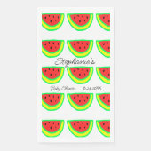 Watermelon Patterns Baby Shower Boys Custom Serviette (Vorderseite)