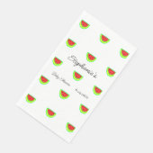 Watermelon Patterns Baby Shower Boys Niedlich Serviette (Ecke)