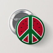 Watermelon Peace Button (Vorne & Hinten)