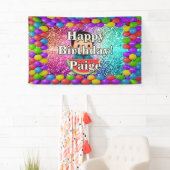 Watermelon Personalisierter Charakter Geburtstagsb Banner (Insitu)