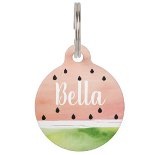 Watermelon Pet ID Tag Haustiermarke