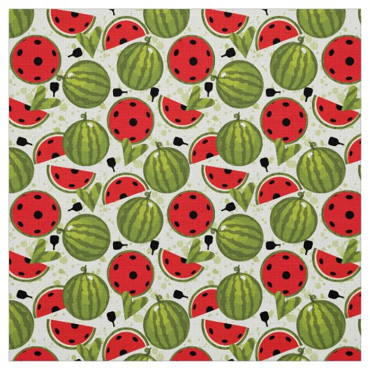 🍉 Watermelon pickleball - leicht Stoff (Muster)
