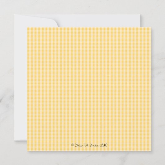 Watermelon Picnic Einladung (Rückseite)