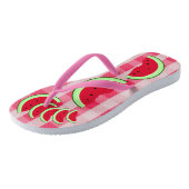 Watermelon Picnic Fruchtsommer Badesandalen (Schrägansicht)