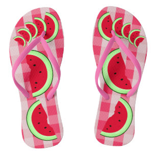 Watermelon Picnic Fruchtsommer Badesandalen