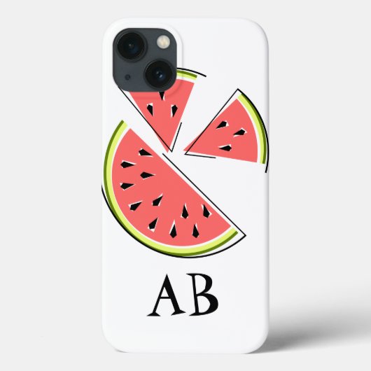 Watermelon Pieces 'Monogram' iPad Mini Fall Case-Mate iPhone Hülle (Rückseite)