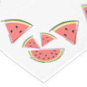 Watermelon Pieces tableclout border Tischdecke (Schrägansicht)
